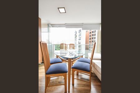 Varanda de Jantar de apartamento à venda com 1 quarto, 39m² em Cidade Monções, São Paulo