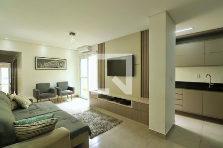 Sala de apartamento para alugar com 3 quartos, 100m² em Campestre, Santo André