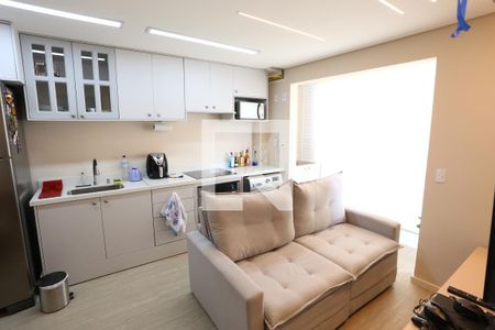 Sala/Cozinha de apartamento à venda com 2 quartos, 38m² em Vila Ré, São Paulo