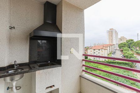 Varanda gourmet de apartamento à venda com 2 quartos, 48m² em Recanto das Rosas, Osasco