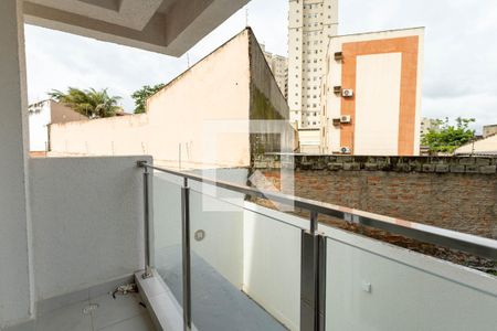 Sacada da sala de apartamento à venda com 2 quartos, 57m² em Vila Rosa, Goiânia