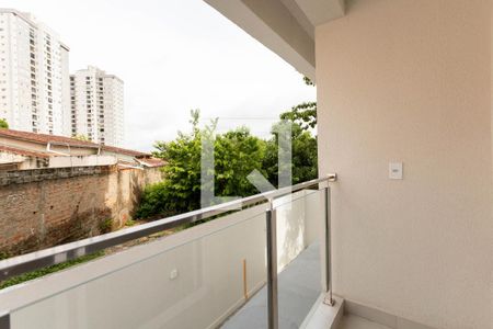 Sacada da sala de apartamento à venda com 2 quartos, 57m² em Vila Rosa, Goiânia