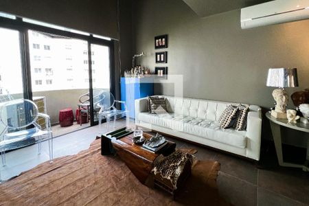 Sala  de apartamento à venda com 1 quarto, 136m² em Itaim Bibi, São Paulo