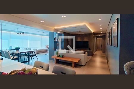 Sala de apartamento para alugar com 3 quartos, 136m² em Vila Anastácio, São Paulo