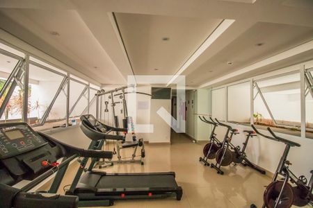 Apartamento para alugar com 35m², 1 quarto e 1 vaga Apartamento para alugar com 35m², 1 quarto e 1 vagaÁrea Comum - Academia