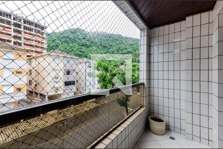 Varanda de apartamento para alugar com 3 quartos, 100m² em Marapé, Santos