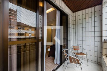 Varanda de apartamento para alugar com 3 quartos, 100m² em Marapé, Santos