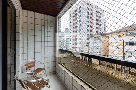 Varanda de apartamento para alugar com 3 quartos, 100m² em Marapé, Santos
