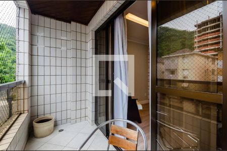 Varanda de apartamento para alugar com 3 quartos, 100m² em Marapé, Santos