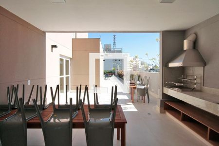 Studio para alugar com 26m², 1 quarto e sem vagaChurrasqueira