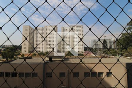 Vista da sacada Sala de apartamento à venda com 3 quartos, 74m² em Usina Piratininga, São Paulo