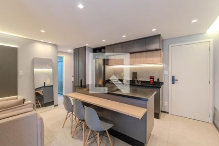 Sala de apartamento à venda com 1 quarto, 40m² em Centro, São Paulo