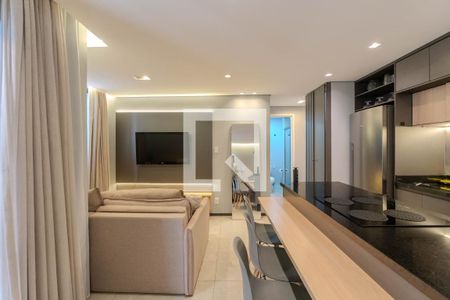 Sala de apartamento à venda com 1 quarto, 40m² em Centro, São Paulo