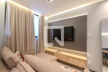 Sala de apartamento à venda com 1 quarto, 40m² em Centro, São Paulo