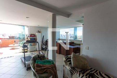 Sala 2 de apartamento à venda com 3 quartos, 182m² em Sagrada Família, Belo Horizonte