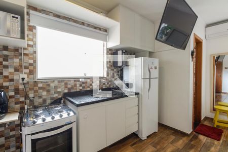 Studio à venda com 27m², 1 quarto e sem vagaCozinha 