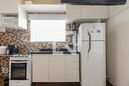 Studio à venda com 27m², 1 quarto e sem vagaCozinha 