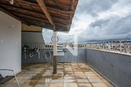 Varanda cobertura de apartamento à venda com 3 quartos, 140m² em Padre Eustáquio, Belo Horizonte
