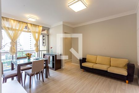Sala de apartamento para alugar com 2 quartos, 68m² em Vila Valparaiso, Santo André