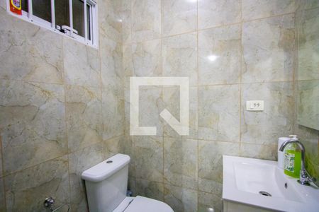 Lavabo de casa à venda com 3 quartos, 128m² em Parque São Vicente, Santo André