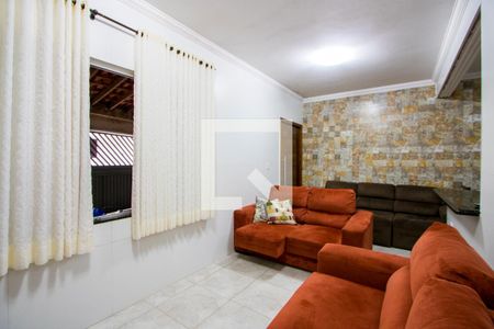 Sala de casa à venda com 3 quartos, 128m² em Parque São Vicente, Santo André