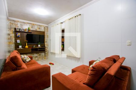 Sala de casa à venda com 3 quartos, 128m² em Parque São Vicente, Santo André