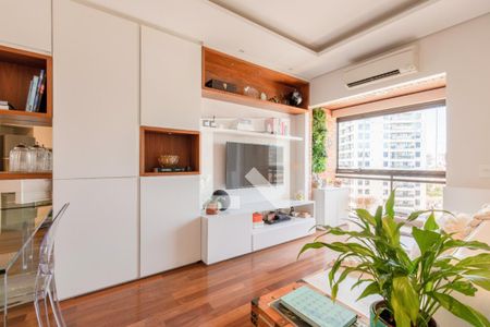 Sala de apartamento para alugar com 1 quarto, 42m² em Vila Nova Conceição, São Paulo