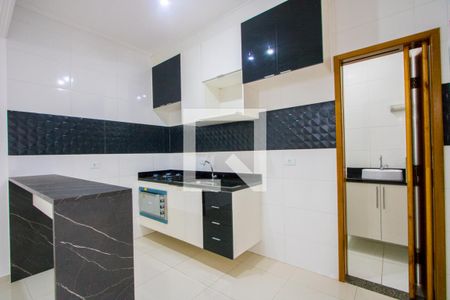 Cozinha de apartamento para alugar com 2 quartos, 43m² em Jardim Paraíso, Santo André