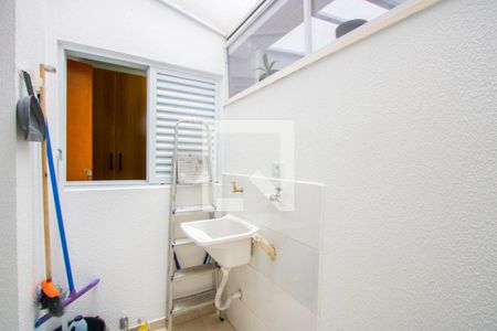 Área de serviço de apartamento para alugar com 2 quartos, 43m² em Jardim Paraíso, Santo André