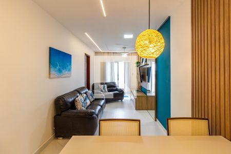 Sala de apartamento para alugar com 2 quartos, 64m² em Guilhermina, Praia Grande