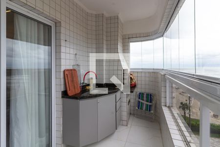 Varanda de apartamento para alugar com 2 quartos, 64m² em Guilhermina, Praia Grande