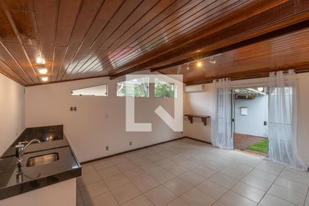 Sala/Cozinha de casa de condomínio para alugar com 1 quarto, 45m² em Bairro das Palmeiras, Campinas