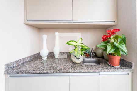 Varanda da Sala de apartamento à venda com 2 quartos, 75m² em Vila Helena, Santo André