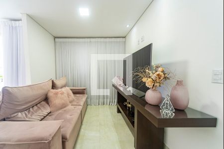 Sala de apartamento à venda com 2 quartos, 75m² em Vila Helena, Santo André