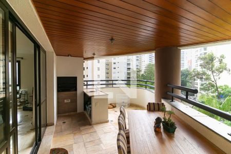 Varanda da Sala de apartamento à venda com 3 quartos, 170m² em Vila Andrade, São Paulo