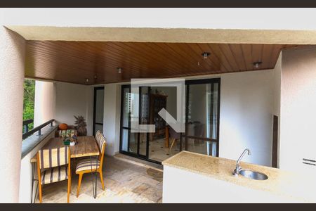 Varanda da Sala de apartamento à venda com 3 quartos, 170m² em Vila Andrade, São Paulo