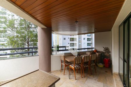 Varanda da Sala de apartamento à venda com 3 quartos, 170m² em Vila Andrade, São Paulo