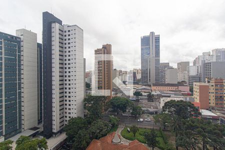 Vista da Sacada de apartamento para alugar com 1 quarto, 50m² em Centro, Curitiba