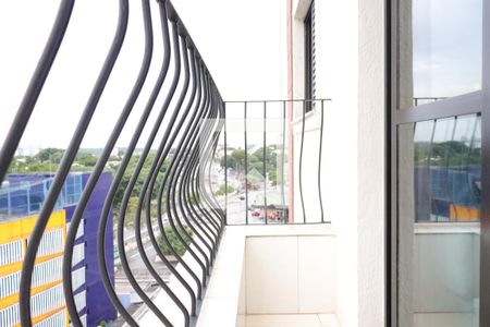 varanda da sala de apartamento para alugar com 2 quartos, 82m² em Vila Parque Jabaquara, São Paulo