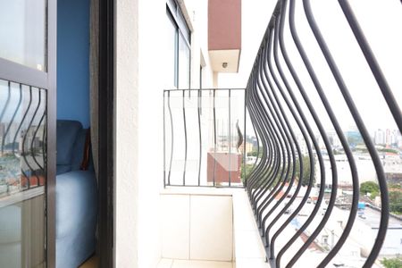 varanda da sala de apartamento para alugar com 2 quartos, 82m² em Vila Parque Jabaquara, São Paulo