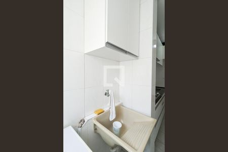 Área de serviço de apartamento para alugar com 2 quartos, 48m² em Vila Gonçalves, São Bernardo do Campo