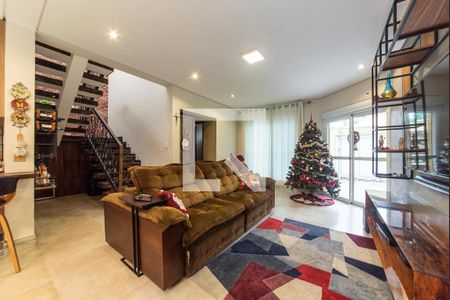 Sala de casa à venda com 3 quartos, 208m² em Centro, Santo André