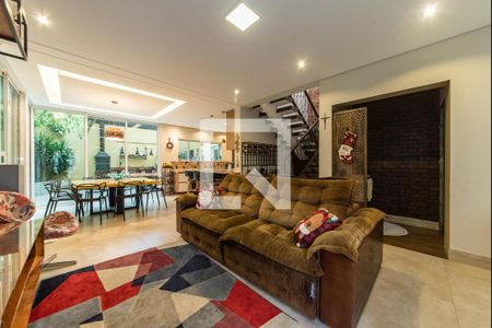 Sala de casa à venda com 3 quartos, 208m² em Centro, Santo André