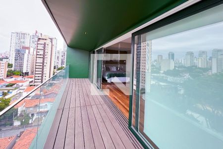 Varanda de apartamento à venda com 1 quarto, 91m² em Vila Olímpia, São Paulo