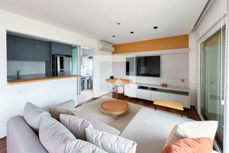 Sala de apartamento à venda com 1 quarto, 91m² em Vila Olímpia, São Paulo