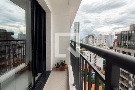 Varanda  de apartamento para alugar com 1 quarto, 30m² em Sumaré, São Paulo