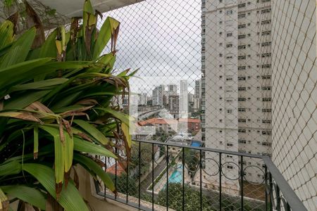 Varanda da Sala de apartamento para alugar com 3 quartos, 75m² em Campo Belo, São Paulo