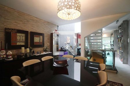 Sala de Jantar de casa à venda com 3 quartos, 210m² em Vila Guiomar, Santo André