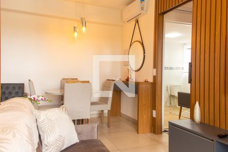 Sala de apartamento para alugar com 1 quarto, 47m² em Jardim Sumare, Ribeirão Preto