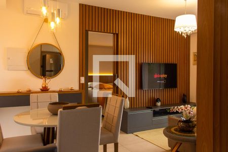 Sala de apartamento para alugar com 1 quarto, 47m² em Jardim Sumare, Ribeirão Preto